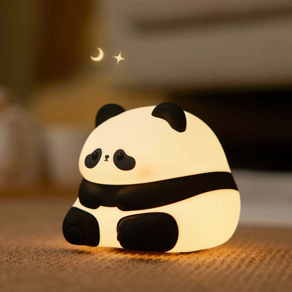 Silicone Little Cute Panda LED Night Light