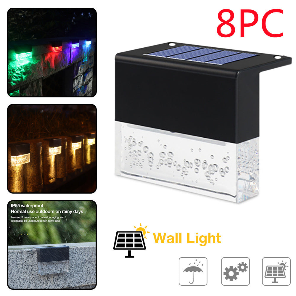 Waterproof Solar RGB LED Step & Fence Lights