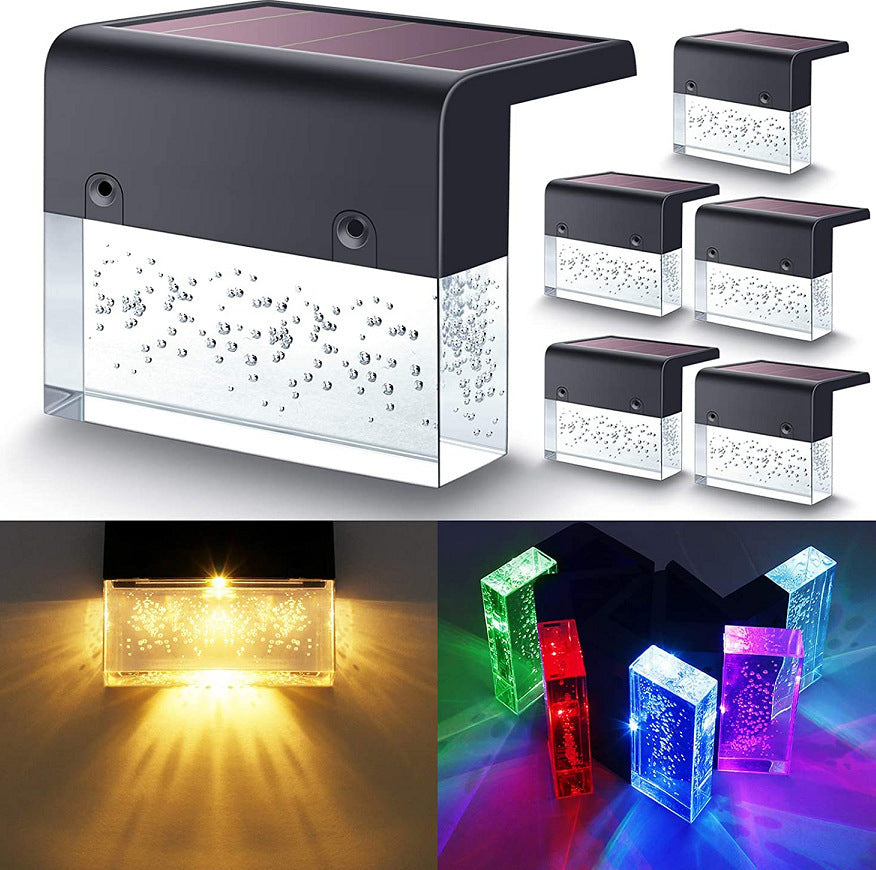 Waterproof Solar RGB LED Step & Fence Lights