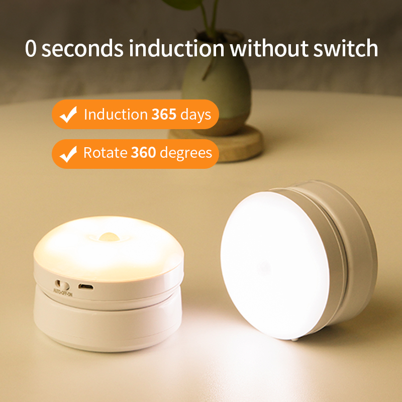 Rotating Motion Sensor Light – Adjustable Night Lamp
