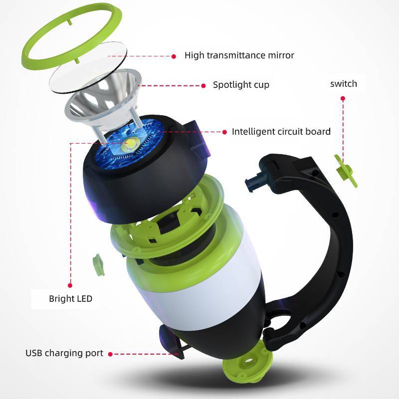 3-in-1 Multifunctional LED Lamp for Outdoor Adventures