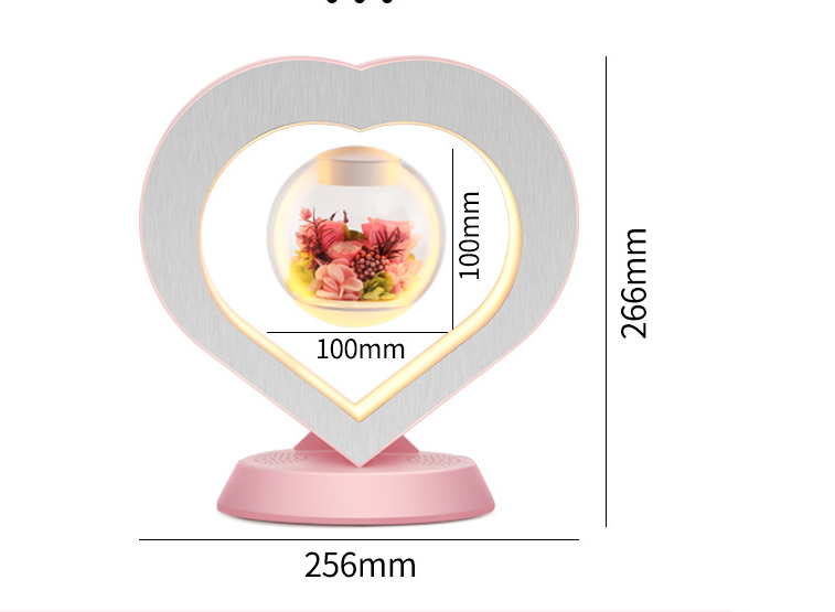 Floating Magnetic Heart LED Lamp – Perfect Valentine’s Gift