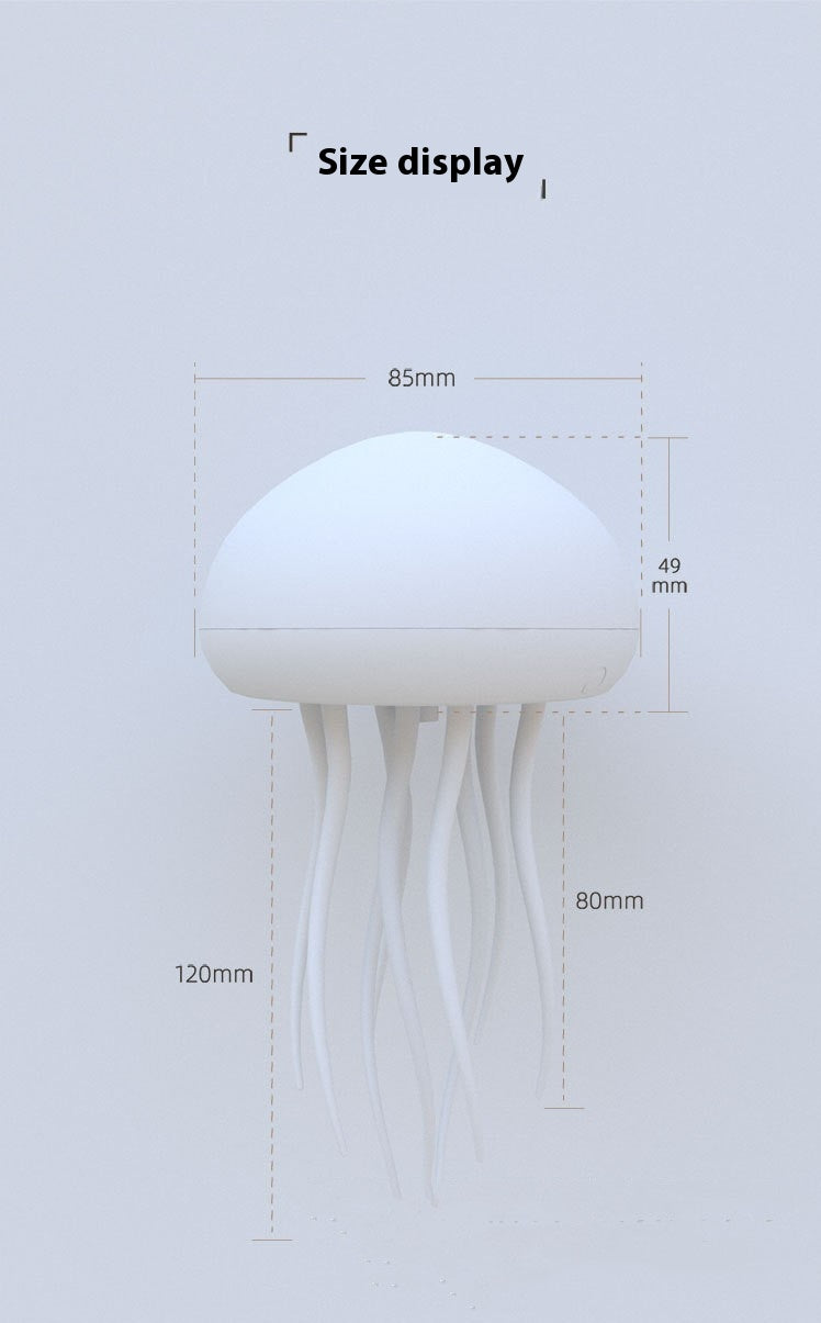 LED Jellyfish Mood Lamp with Color Gradient