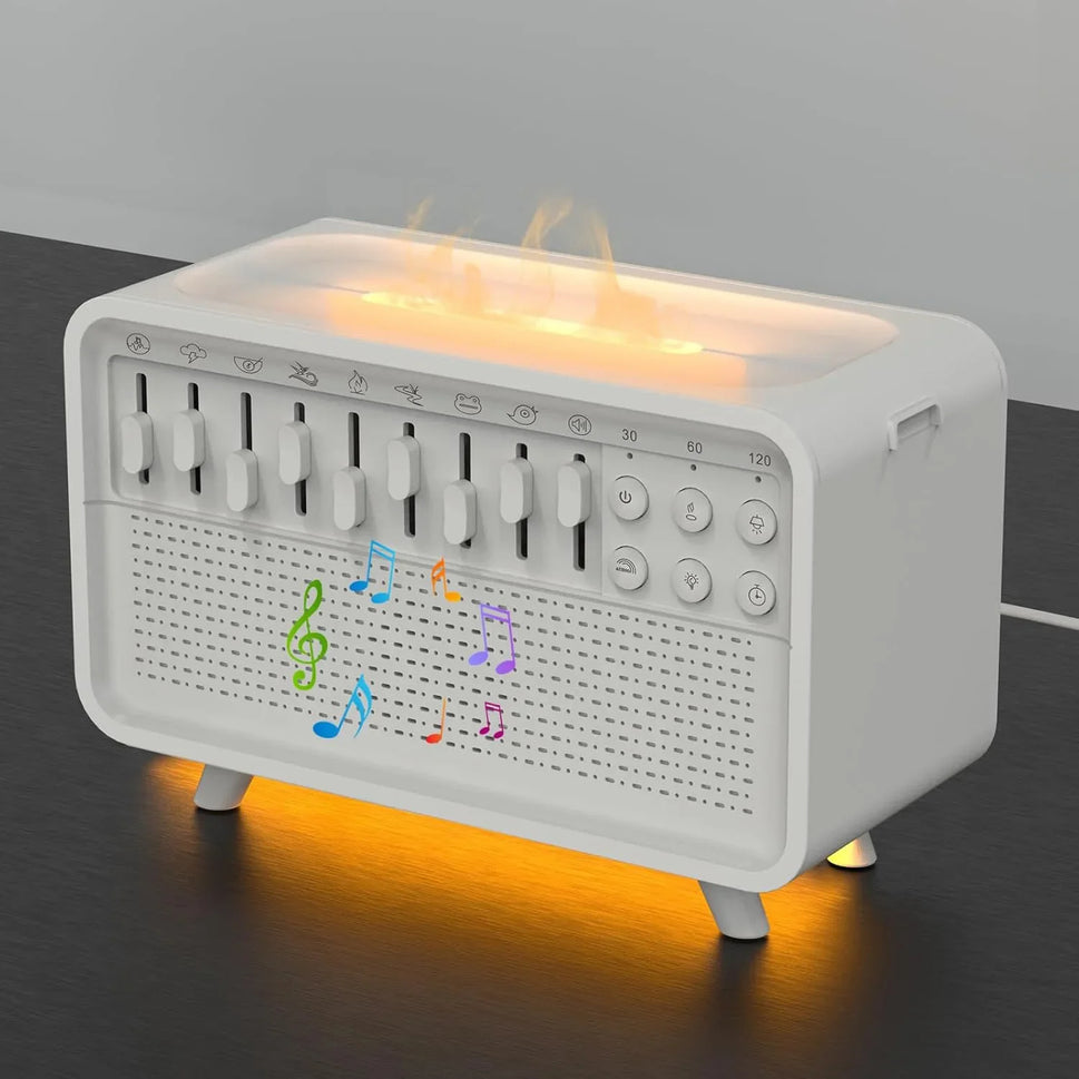4-in-1 Night Light Speaker Humidifier Sleep Machine