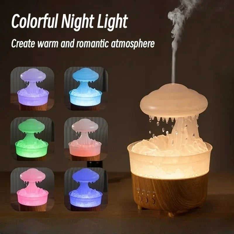 Rain Cloud LED Humidifier & Essential Oil Diffuser