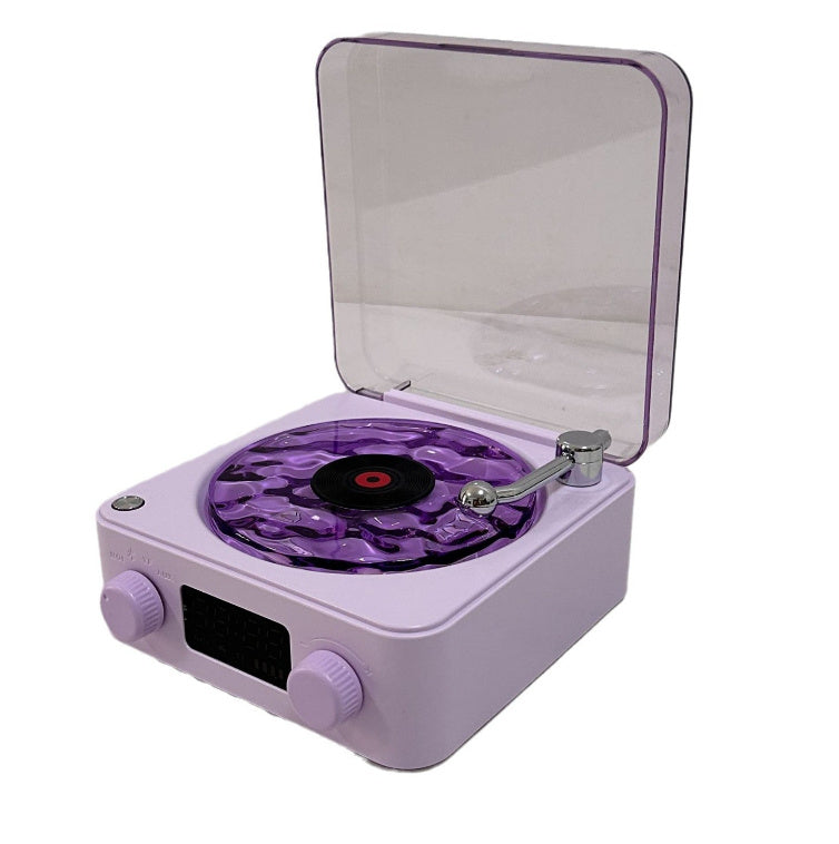 Retro Bluetooth Speaker with Nature Sounds & Lights