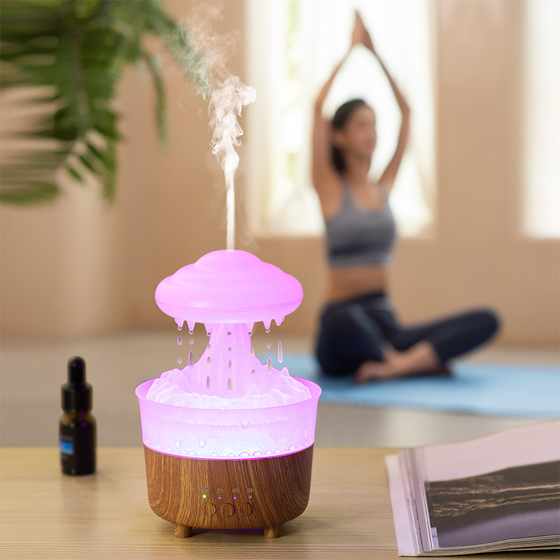 Rain Cloud LED Humidifier & Essential Oil Diffuser