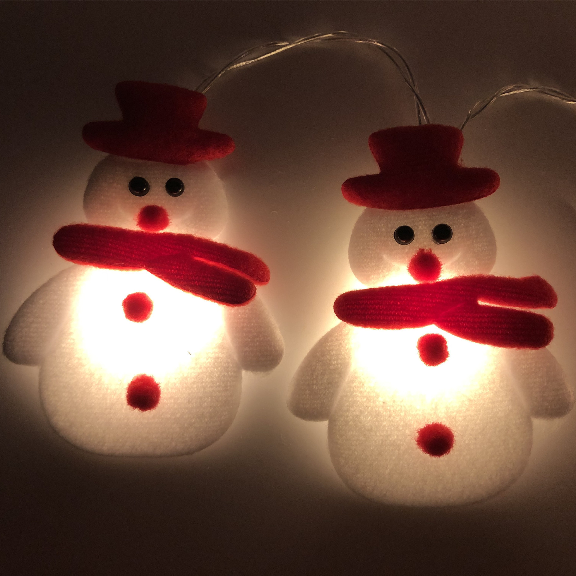 Santa, Snowman, Elf LED String Lights – Festive Décor