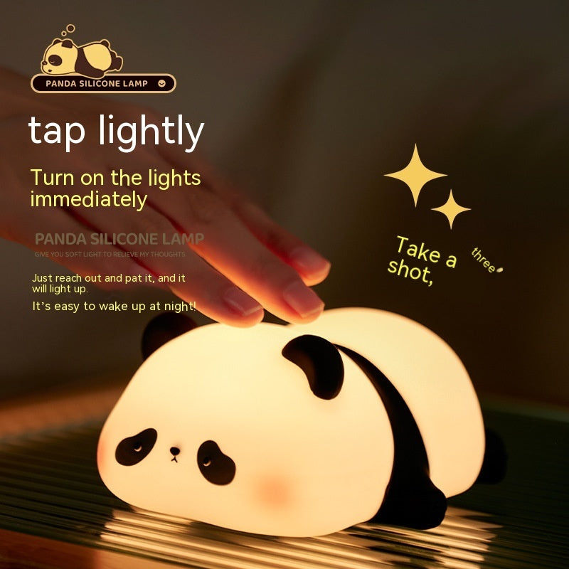 Silicone Little Cute Panda LED Night Light