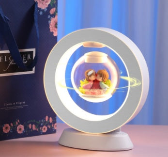 Floating Magnetic Heart LED Lamp – Perfect Valentine’s Gift