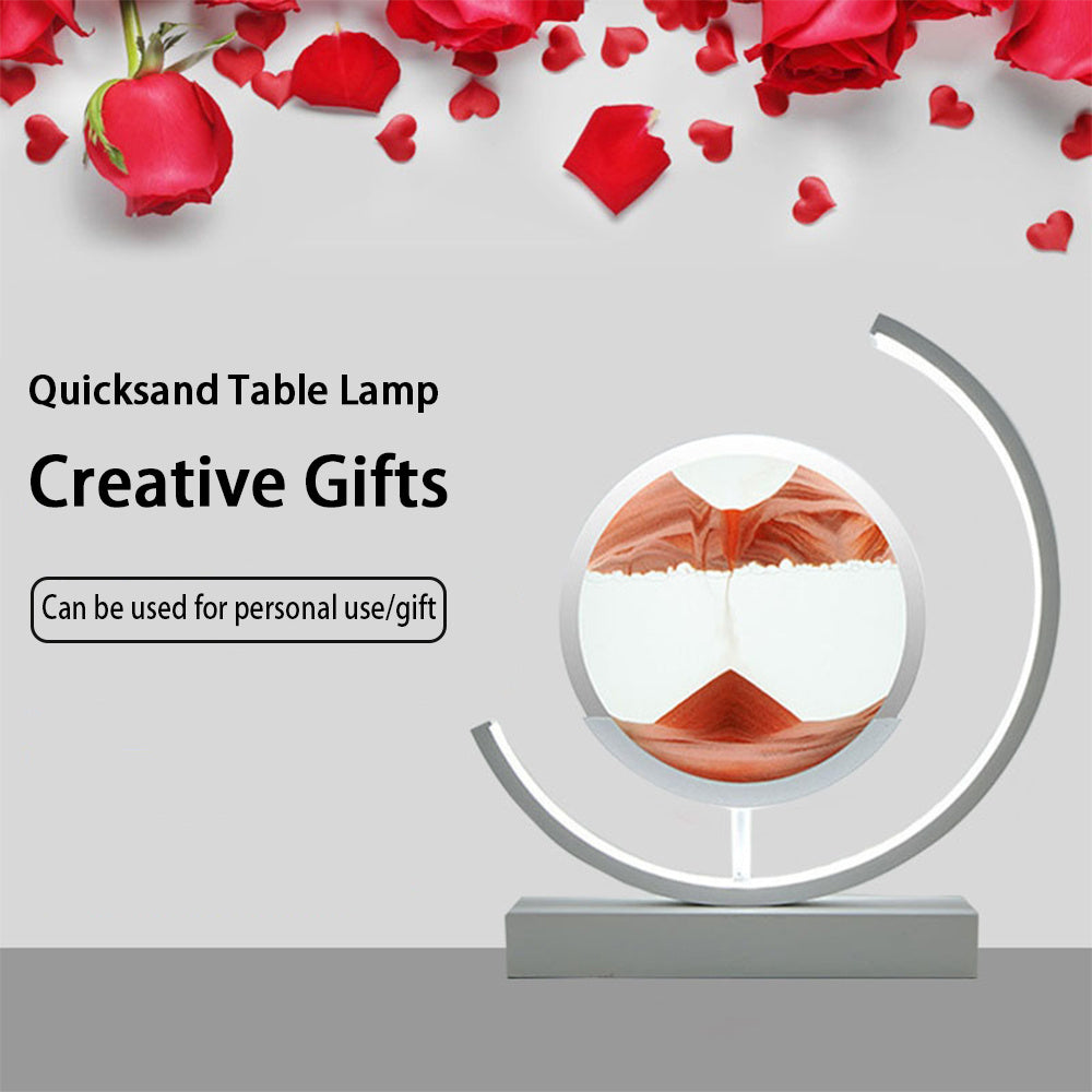 DIY Glass Sand Art Lamp with Rechargeable LED