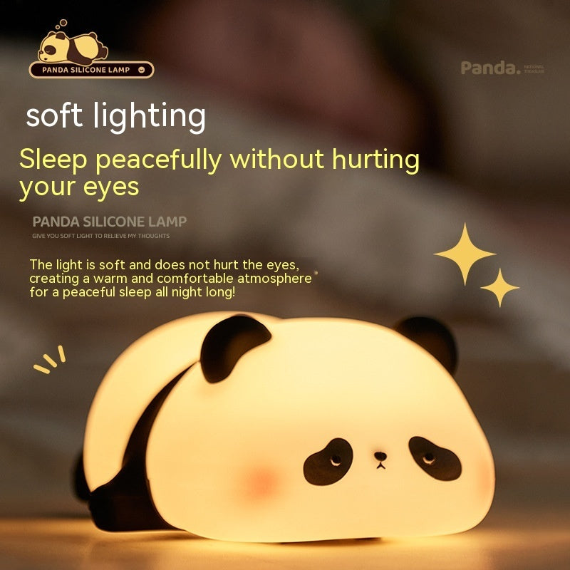 Silicone Little Cute Panda LED Night Light