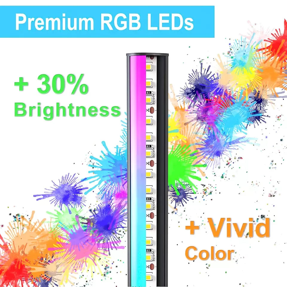 Smart RGB Floor Lamp with Music Sync & APP
