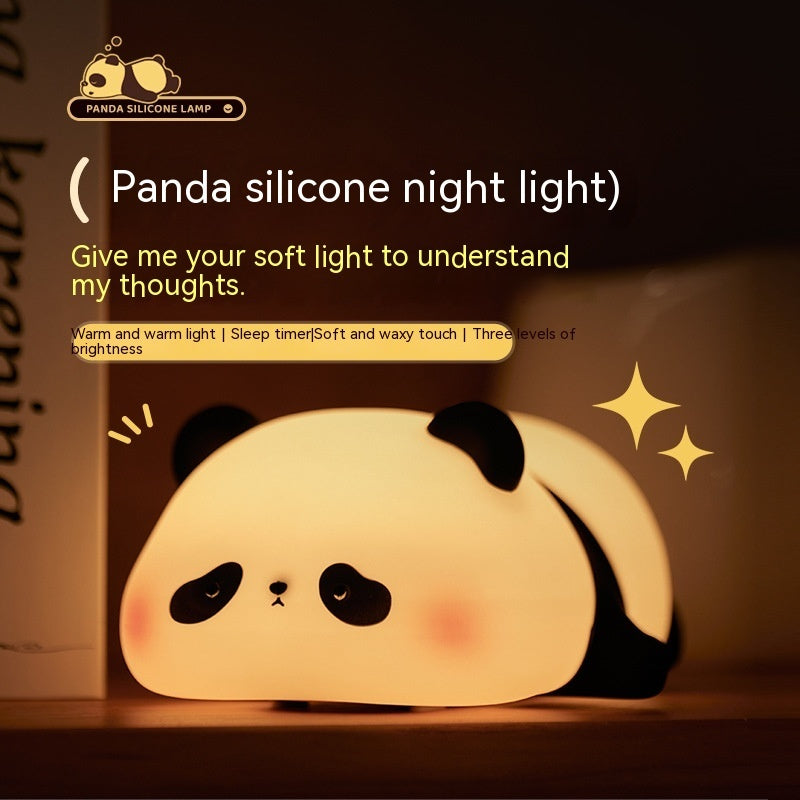 Silicone Little Cute Panda LED Night Light