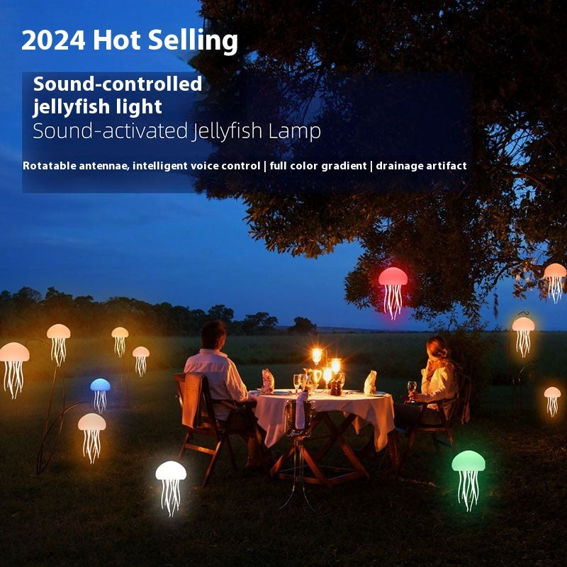 LED Jellyfish Mood Lamp with Color Gradient