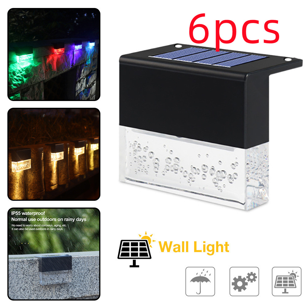 Waterproof Solar RGB LED Step & Fence Lights