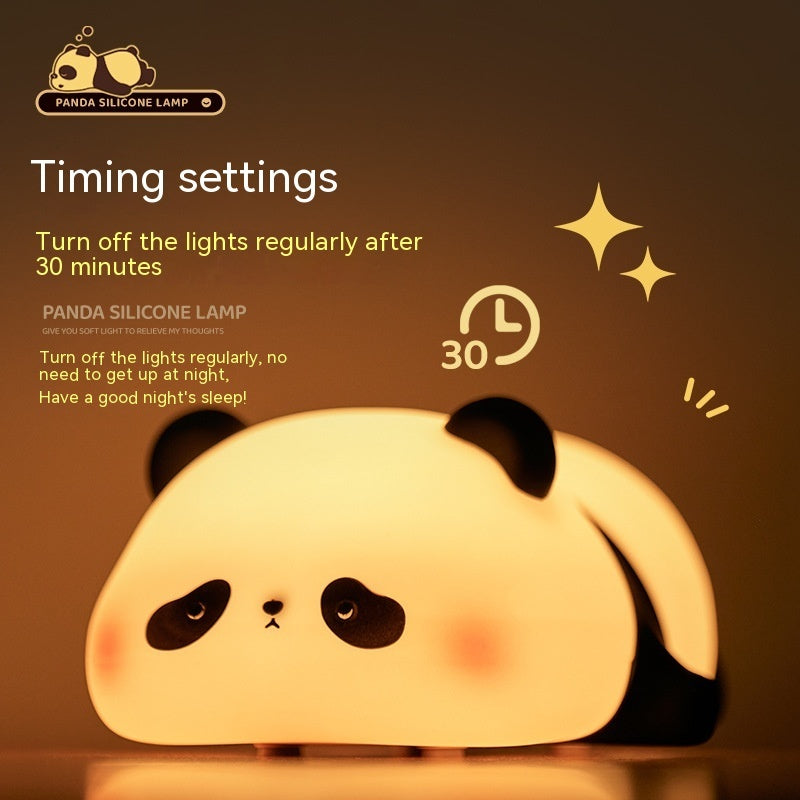 Silicone Little Cute Panda LED Night Light