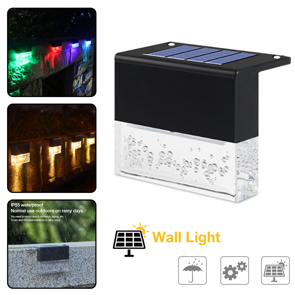 Waterproof Solar RGB LED Step & Fence Lights