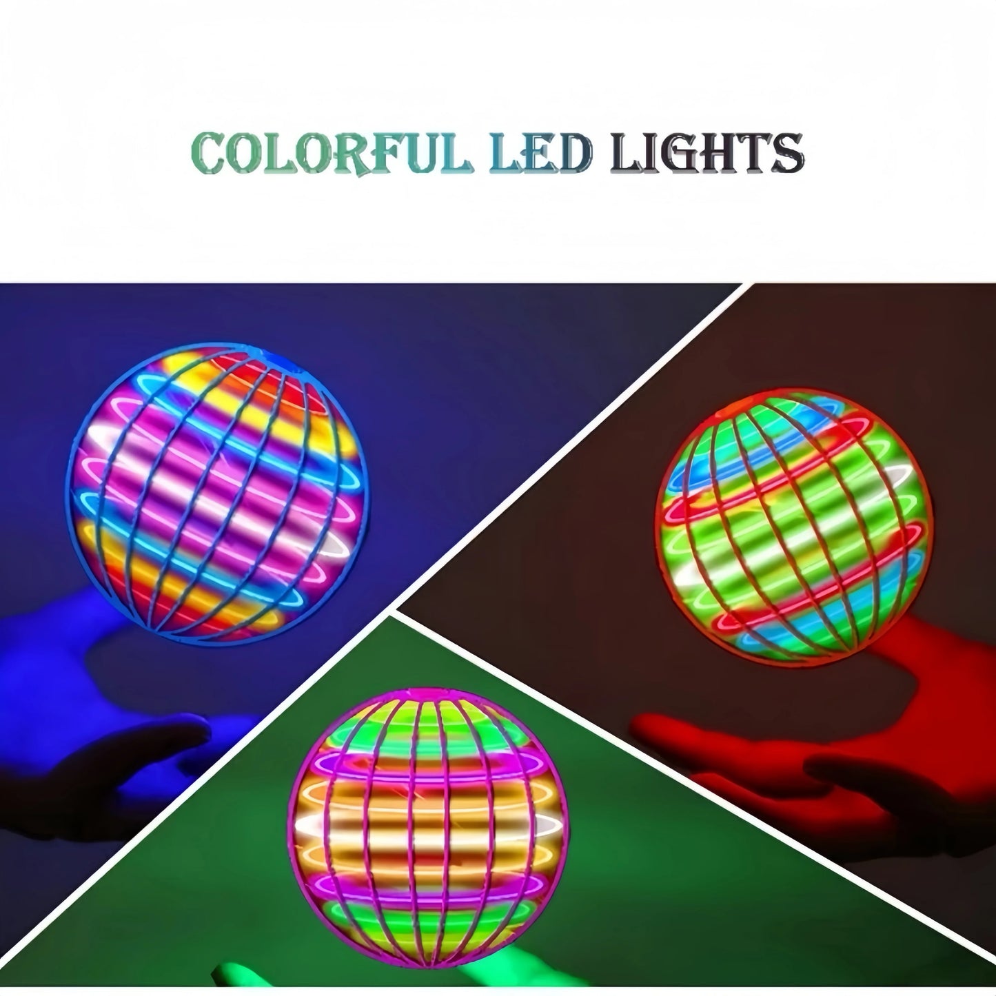 LED Flying Boomerang Ball – Ultimate Hover Spinner Toy