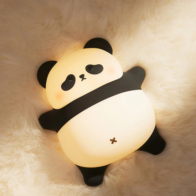 Silicone Little Cute Panda LED Night Light