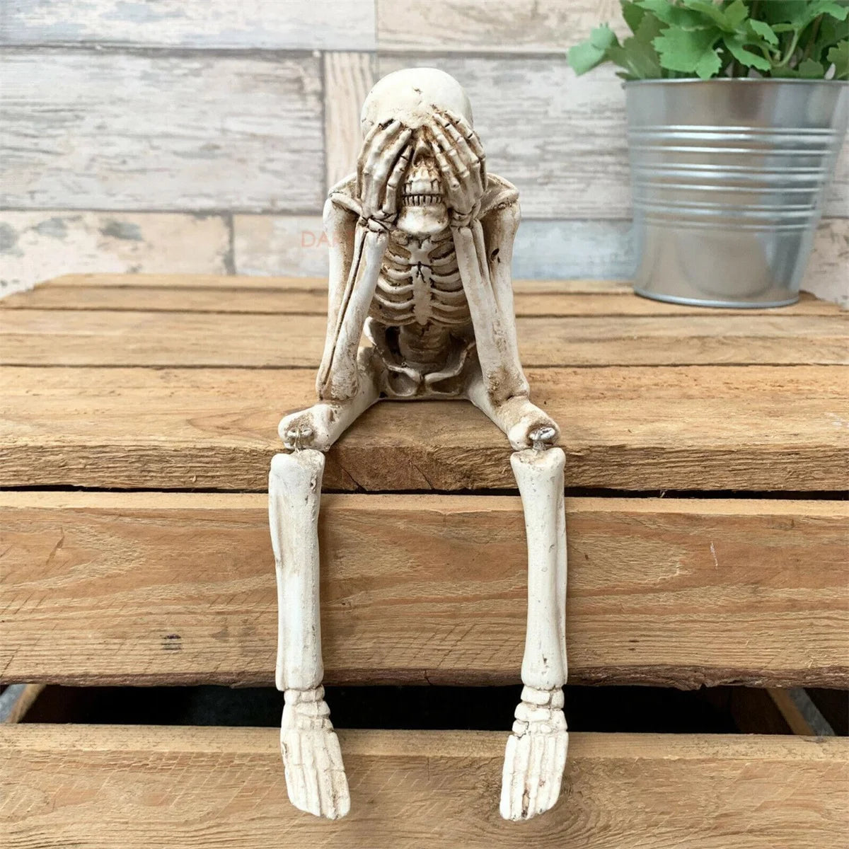 Haunting Trio – No Evil Skeleton Figurines