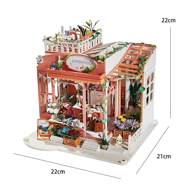 DIY Miniature Flowerhouse Kit