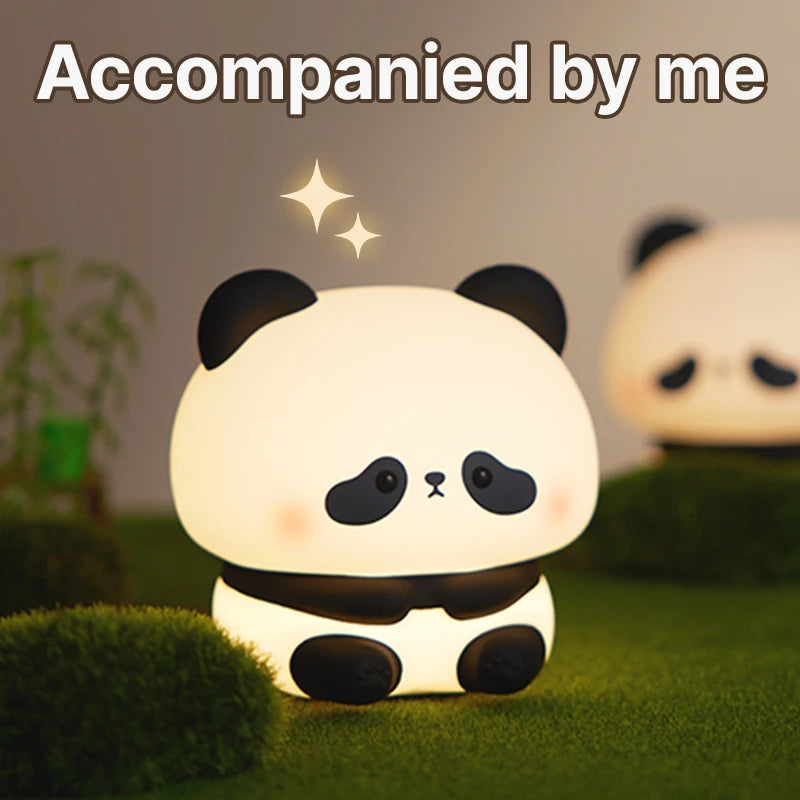 Silicone Little Cute Panda LED Night Light