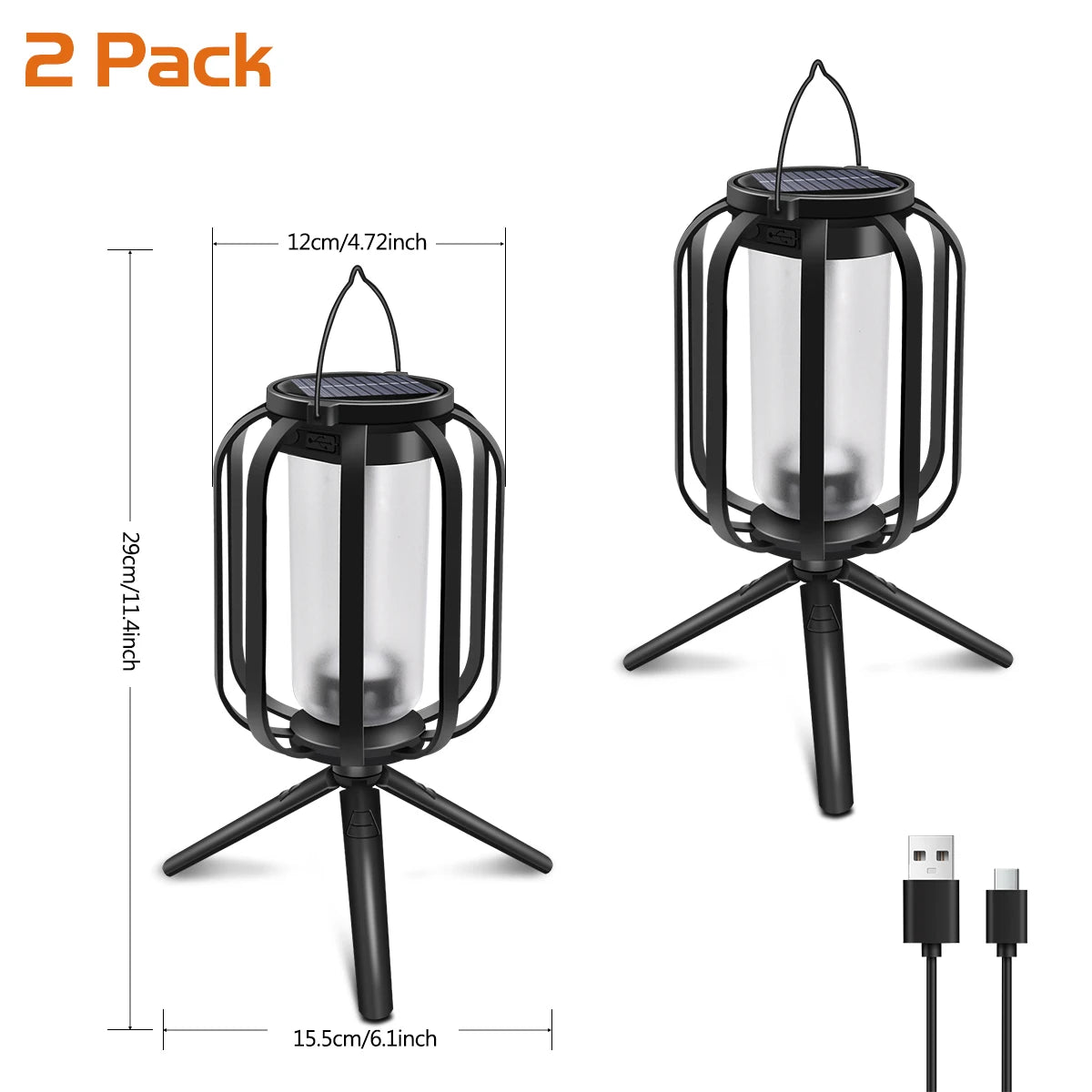Dual‑Charge LED Solar Lantern