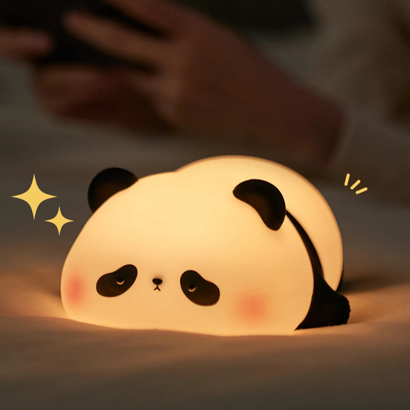 Silicone Little Cute Panda LED Night Light