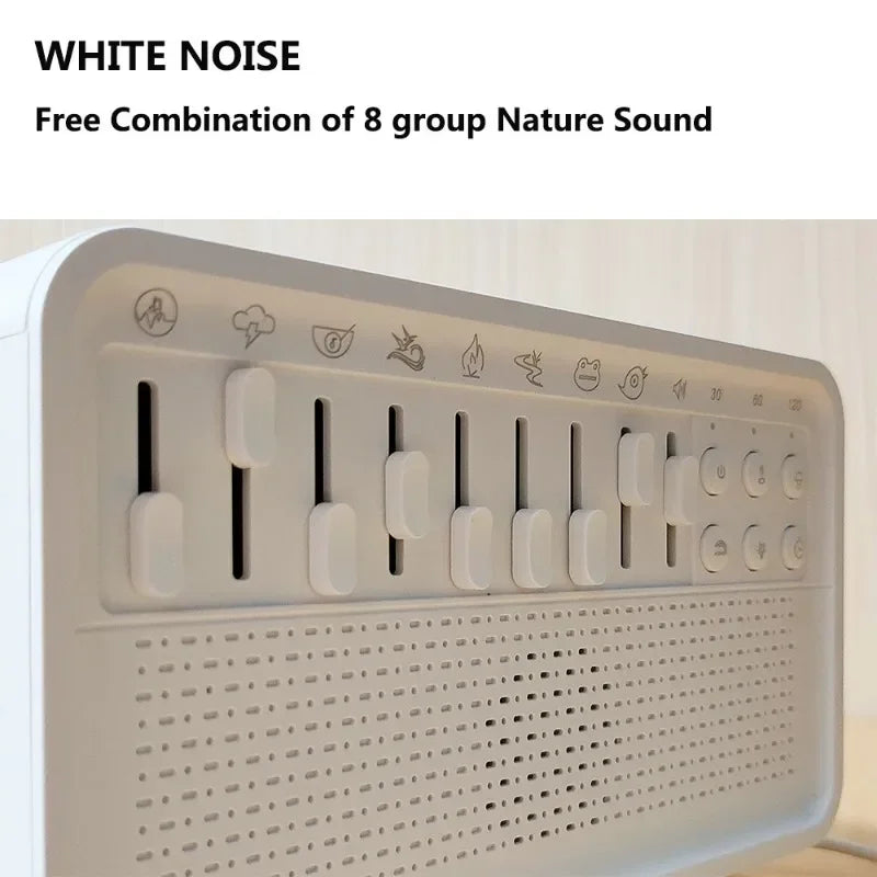 4-in-1 Night Light Speaker Humidifier Sleep Machine