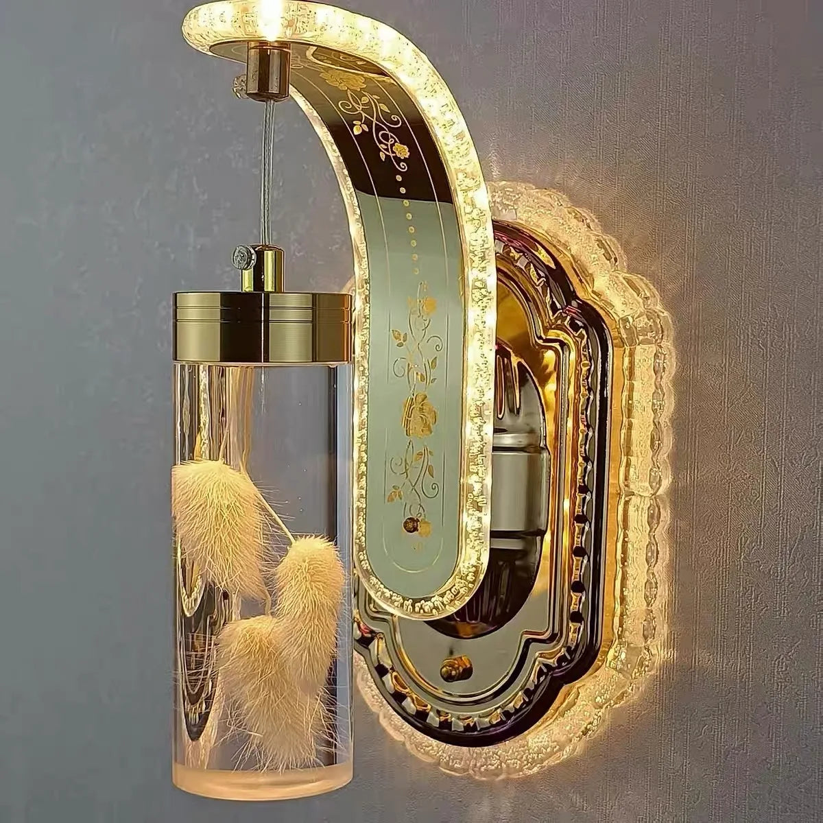 Modern LED Wall Sconce – Colorful Acrylic Light Art