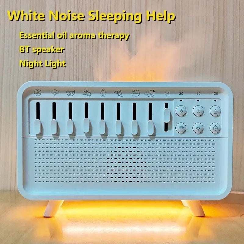 4-in-1 Night Light Speaker Humidifier Sleep Machine