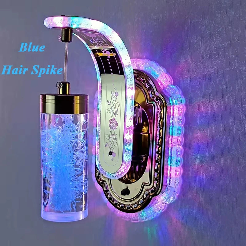 Modern LED Wall Sconce – Colorful Acrylic Light Art