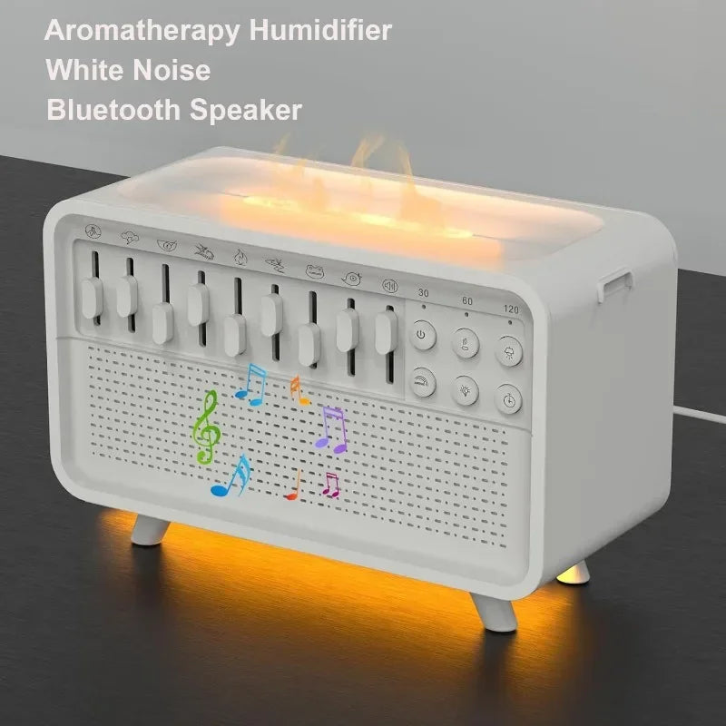 4-in-1 Night Light Speaker Humidifier Sleep Machine