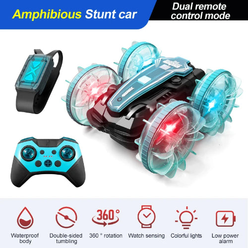 Waterproof 360° Stunt RC Car – Dual Control
