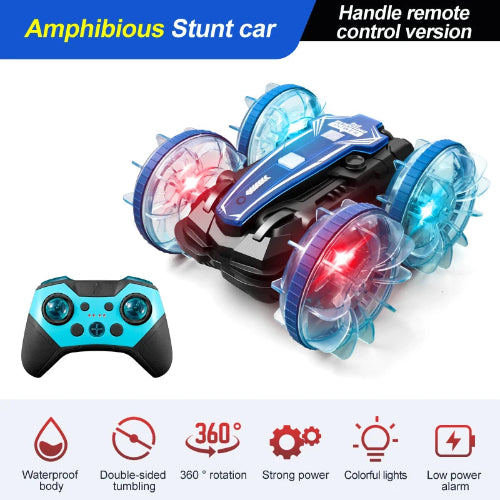 Waterproof 360° Stunt RC Car – Dual Control