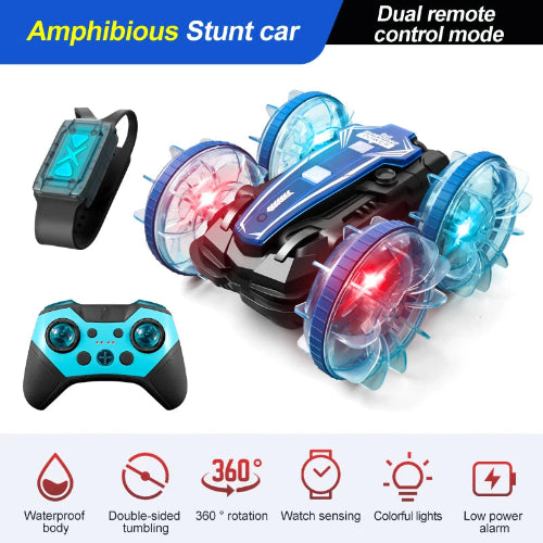 Waterproof 360° Stunt RC Car – Dual Control