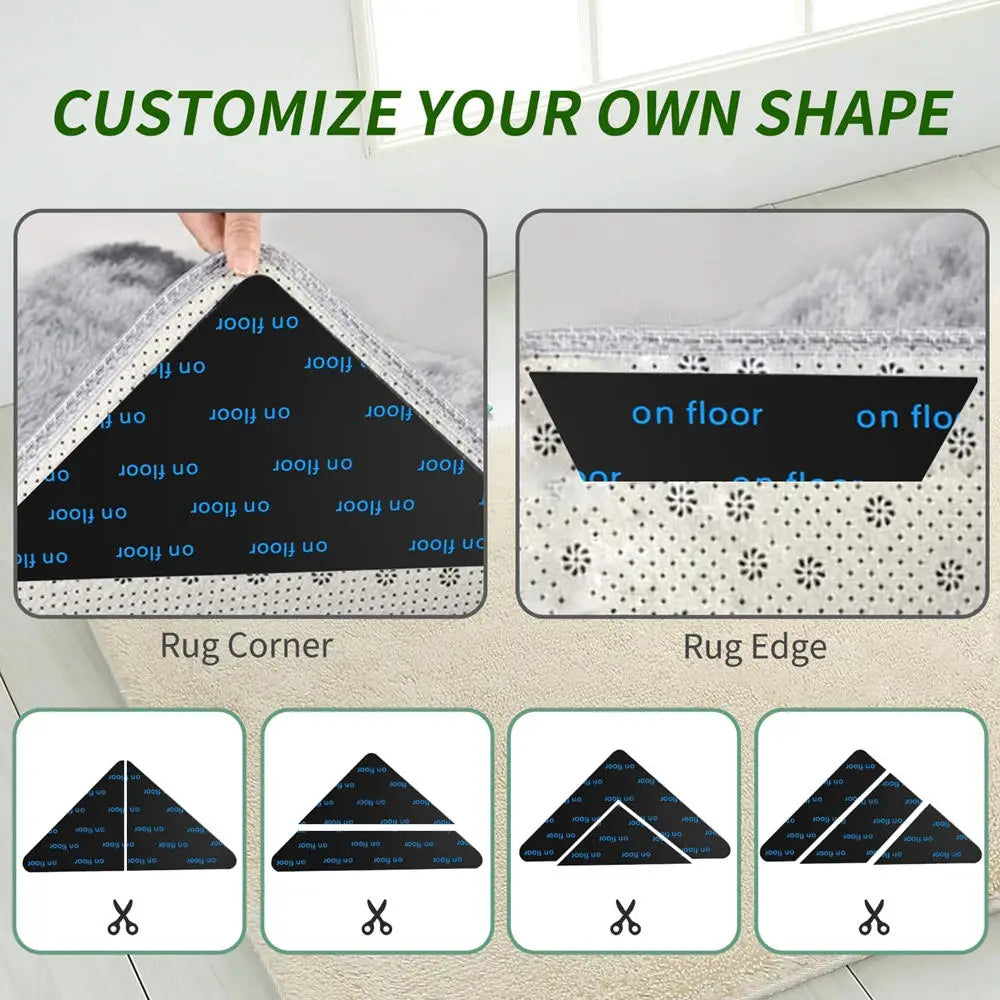 Reusable Anti-Slip Rug Anchors