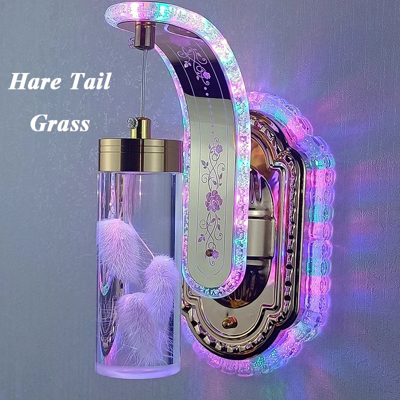 Modern LED Wall Sconce – Colorful Acrylic Light Art