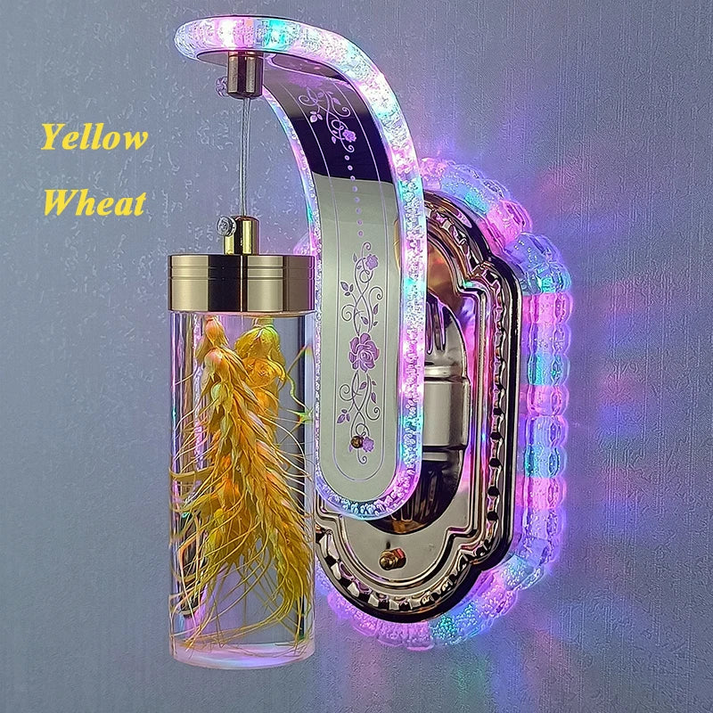 Modern LED Wall Sconce – Colorful Acrylic Light Art