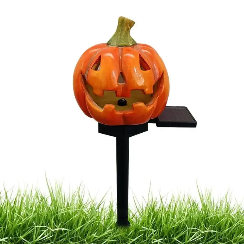 Solar Glow Pumpkin Pathway Lanterns