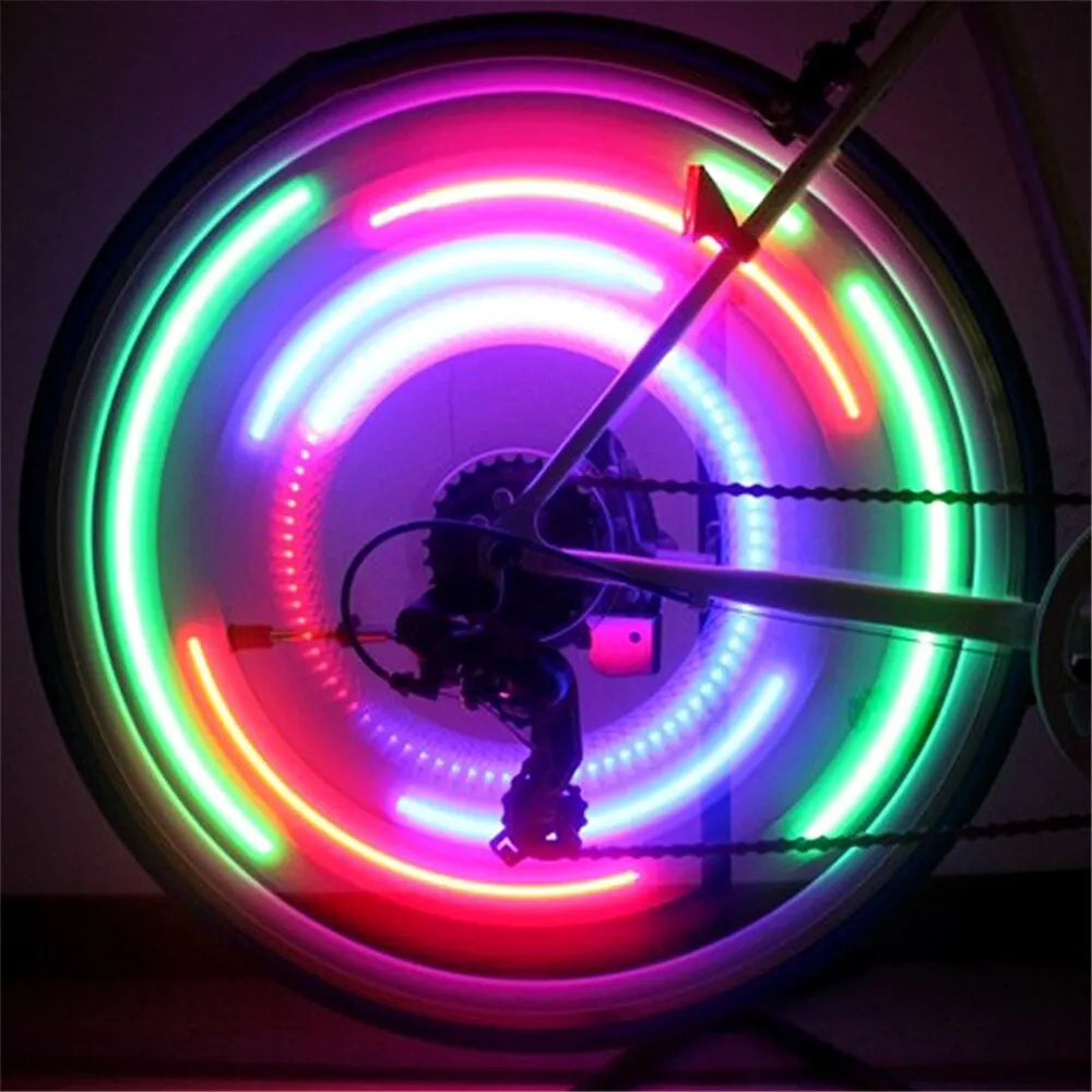 LED Bike Wheel Lights – Colorful Night Riding Spoke Lights