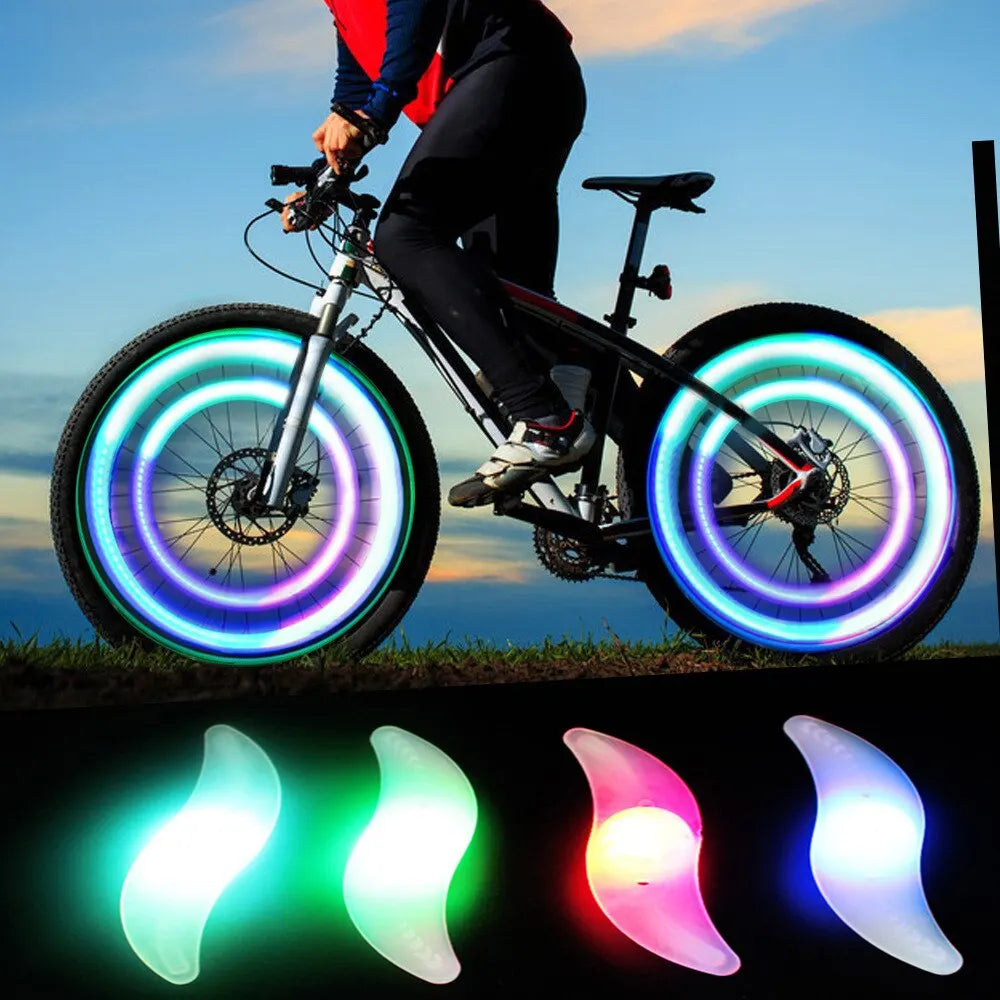 LED Bike Wheel Lights – Colorful Night Riding Spoke Lights