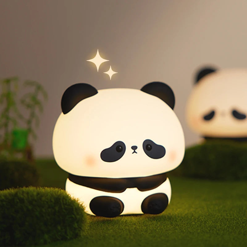 Silicone Little Cute Panda LED Night Light