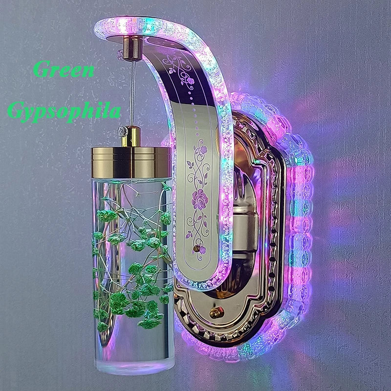 Modern LED Wall Sconce – Colorful Acrylic Light Art