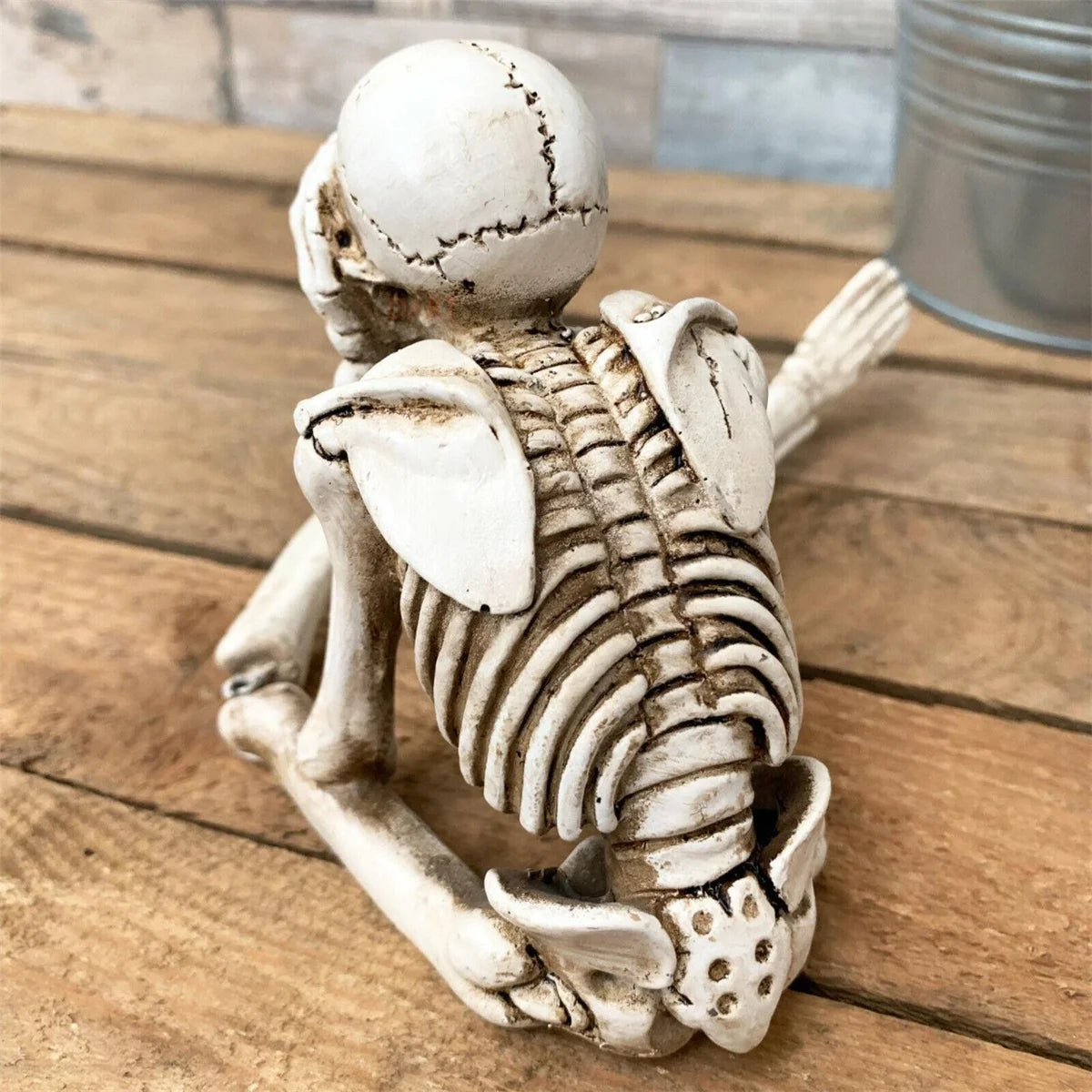 Haunting Trio – No Evil Skeleton Figurines