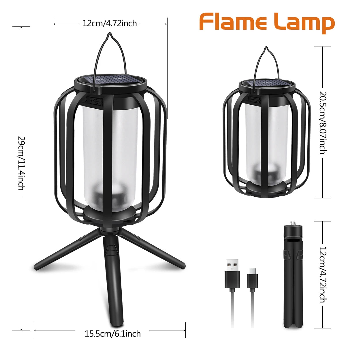 Dual‑Charge LED Solar Lantern