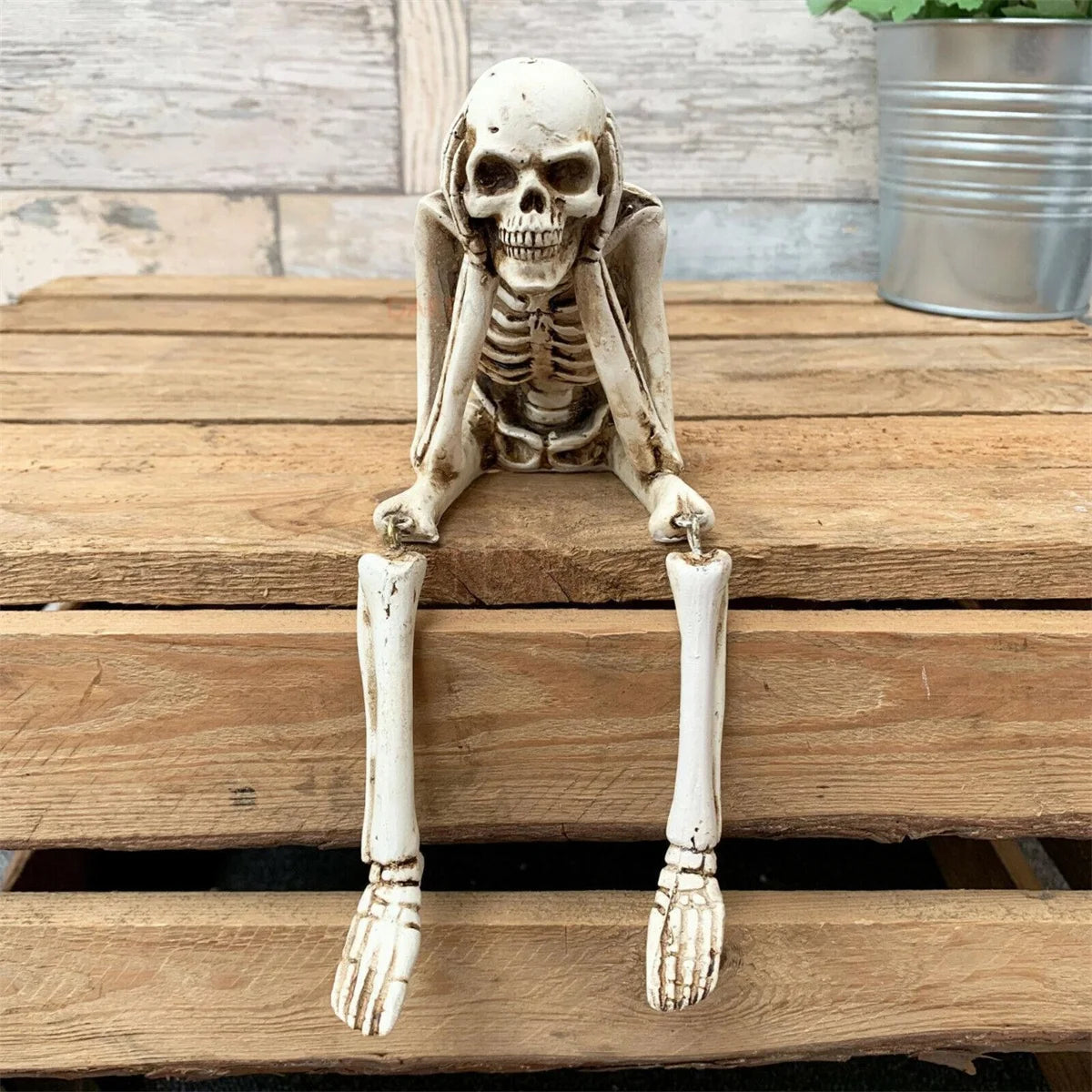 Haunting Trio – No Evil Skeleton Figurines