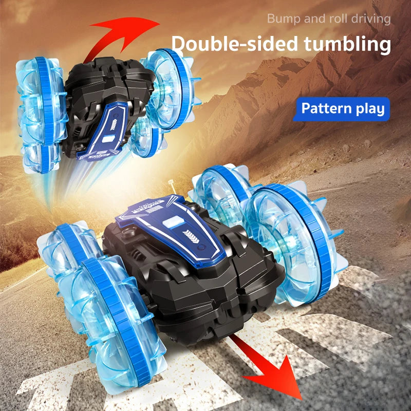 Waterproof 360° Stunt RC Car – Dual Control
