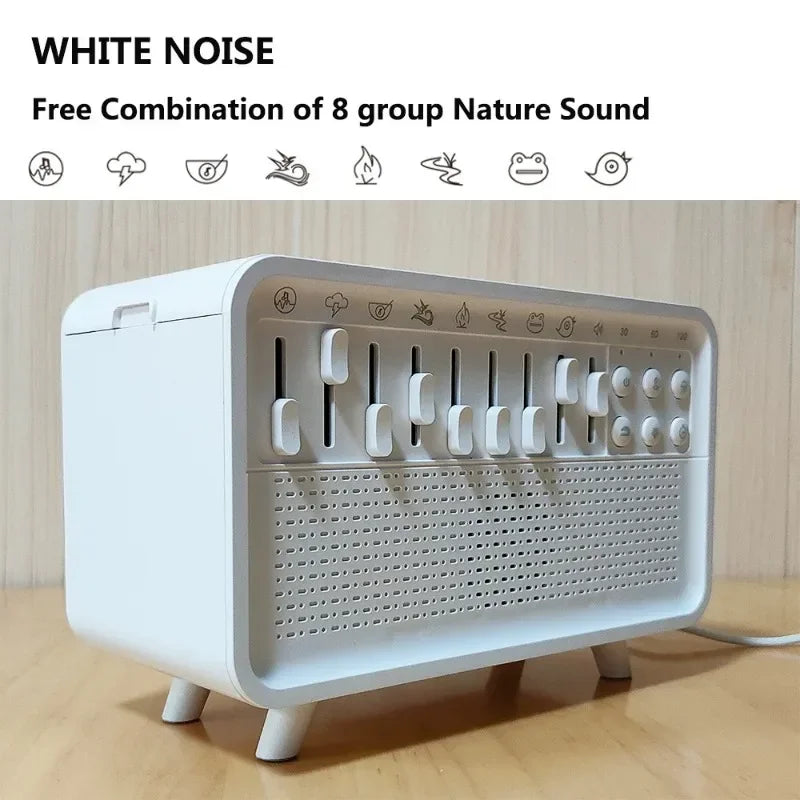 4-in-1 Night Light Speaker Humidifier Sleep Machine